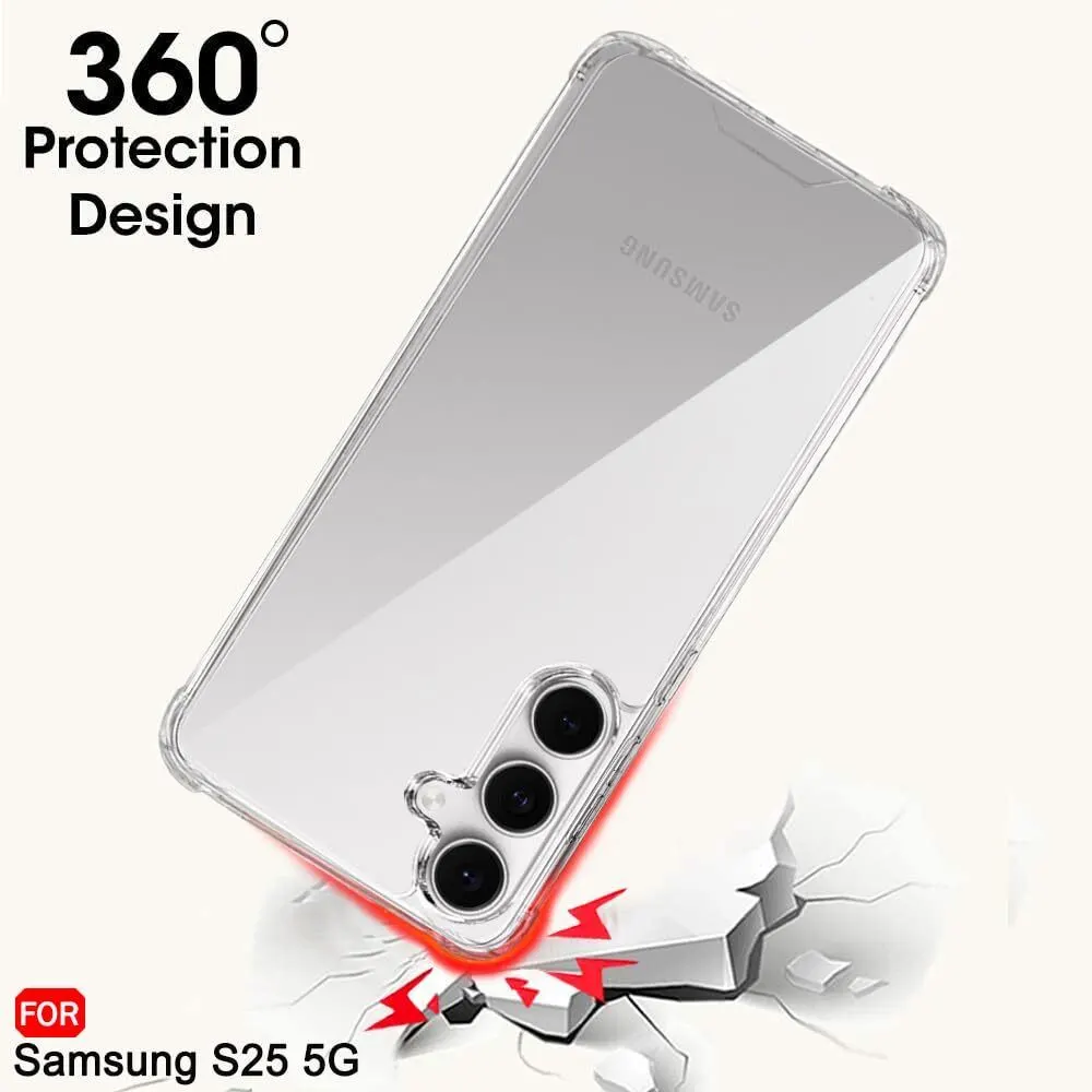 Micvir Back Cover for Samsung Galaxy S25 5G (Transparent, Shock Proof, Plastic, Silicon, Pack of: 1) — image 5 of 5