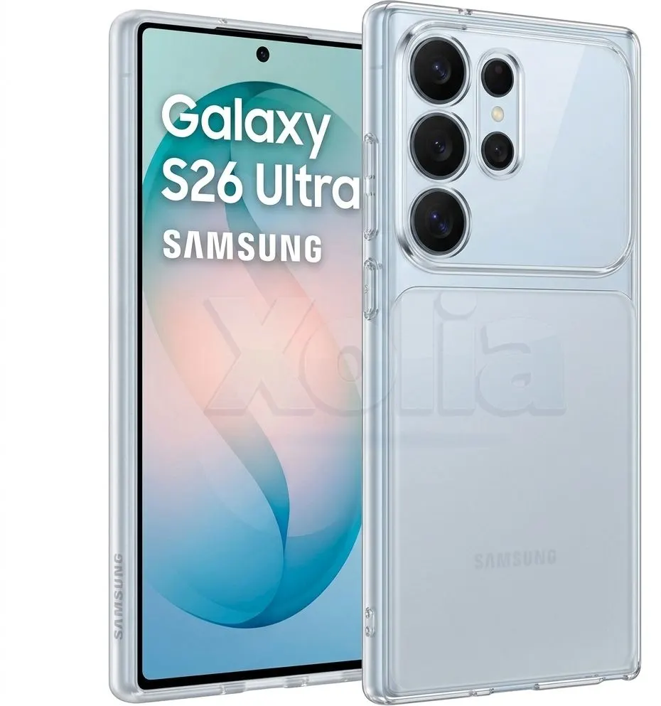 Xolia Back Cover for Samsung Galaxy S26 Ultra 5G (Transparent, Shock Proof, Silicon, Pack of: 1)