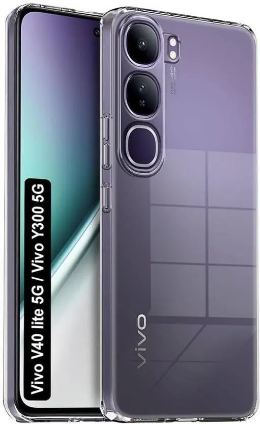 Micvir Back Cover for Vivo Y31 5G (Transparent, Shock Proof, Plastic, Silicon, Pack of: 1)