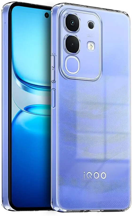 Micvir Back Cover for iQOO Z10x 5G (Transparent, Shock Proof, Plastic, Silicon, Pack of: 1)