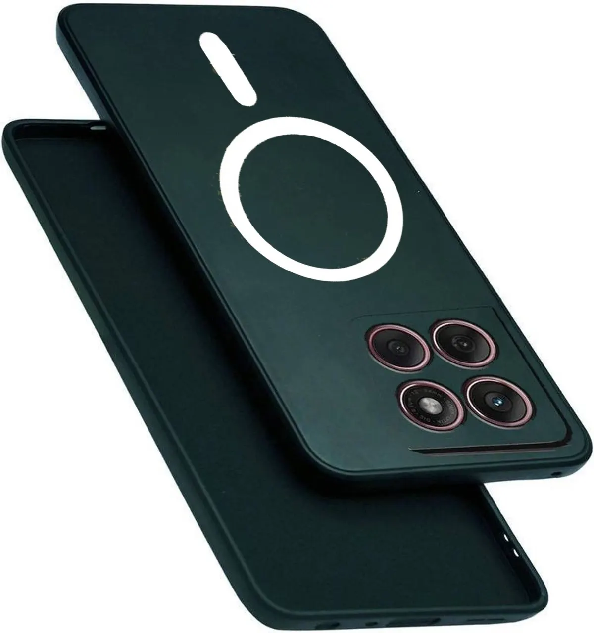 Xolia Back Cover for Motorola Edge 70 5G (Green, Dual Protection, Silicon, Pack of: 1)