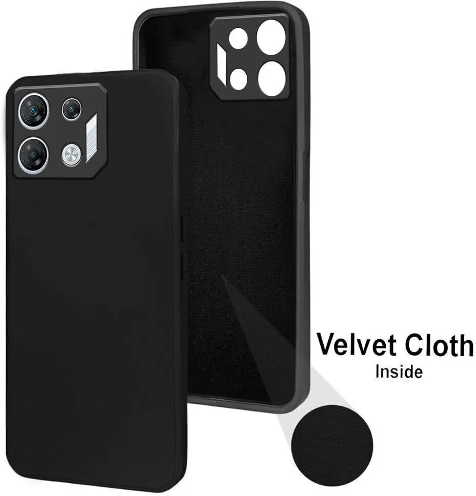 Micvir Back Cover for Infinix GT10 Pro (Black, Dual Protection, Silicon, Pack of: 1) — image 4 of 5