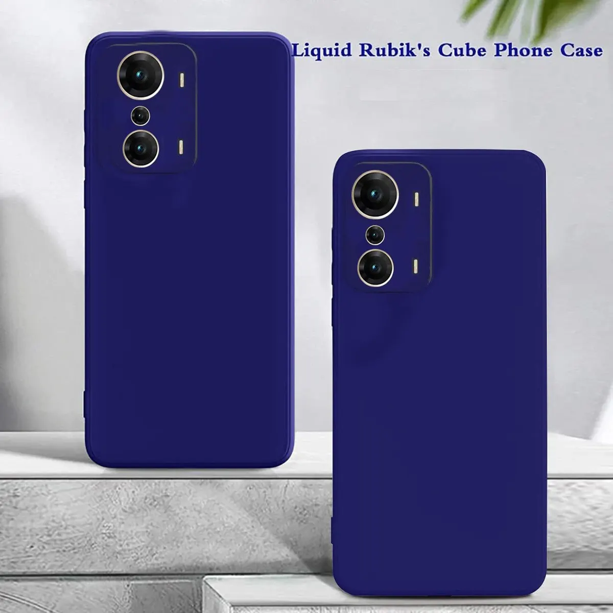 Micvir Back Cover for Infinix Zero 5G (Blue, Dual Protection, Silicon, Pack of: 1) — image 4 of 5