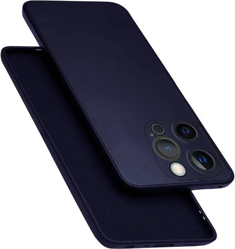 Xolia Back Cover for Apple iPhone 12 Pro Max (Blue, Dual Protection, Silicon, Pack of: 1)