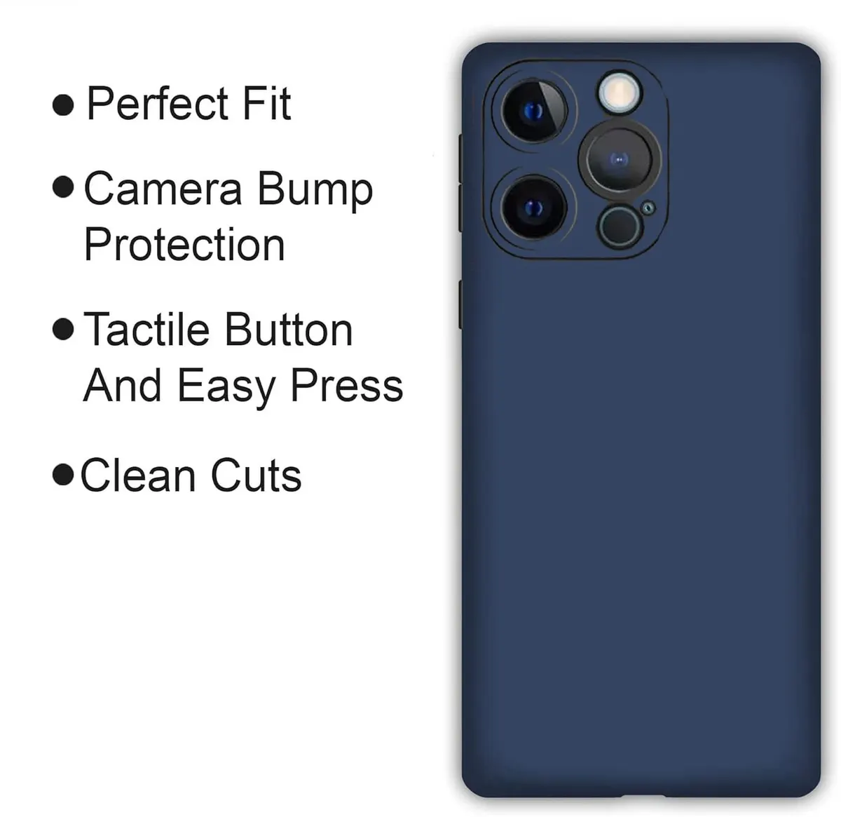 Xolia Back Cover for Apple iPhone 12 Pro Max (Blue, Dual Protection, Silicon, Pack of: 1) — image 4 of 5