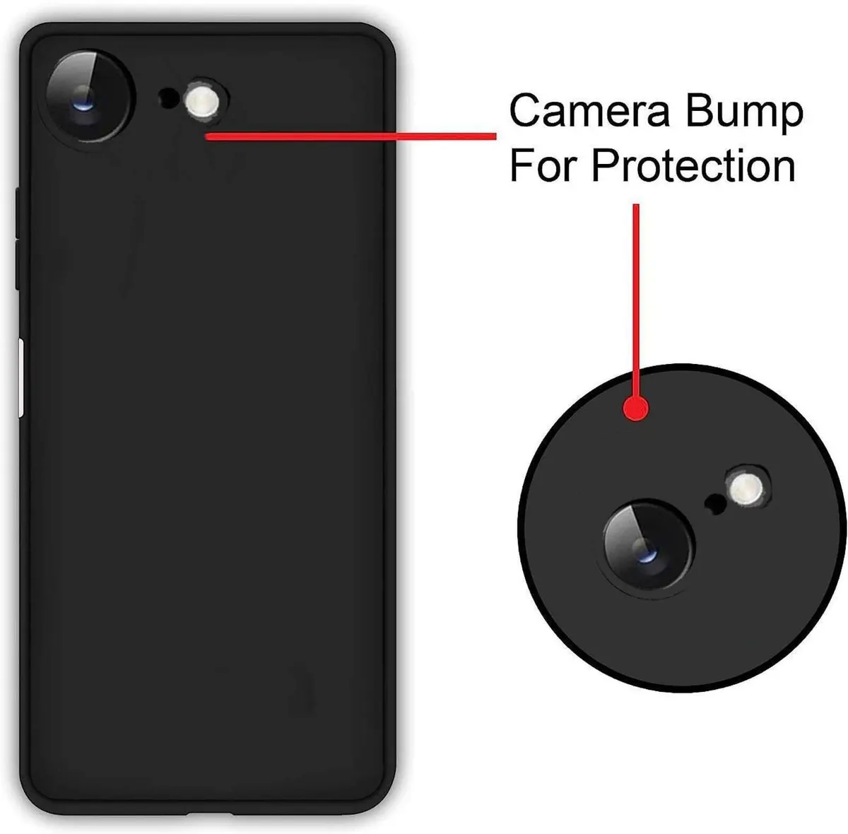 Xolia Back Cover for Apple iPhone 17e (Black, Dual Protection, Silicon, Pack of: 1) — image 2 of 5
