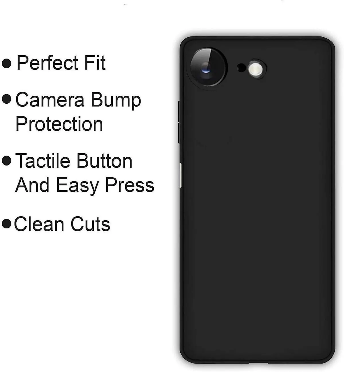 Xolia Back Cover for Apple iPhone 17e (Black, Dual Protection, Silicon, Pack of: 1) — image 4 of 5