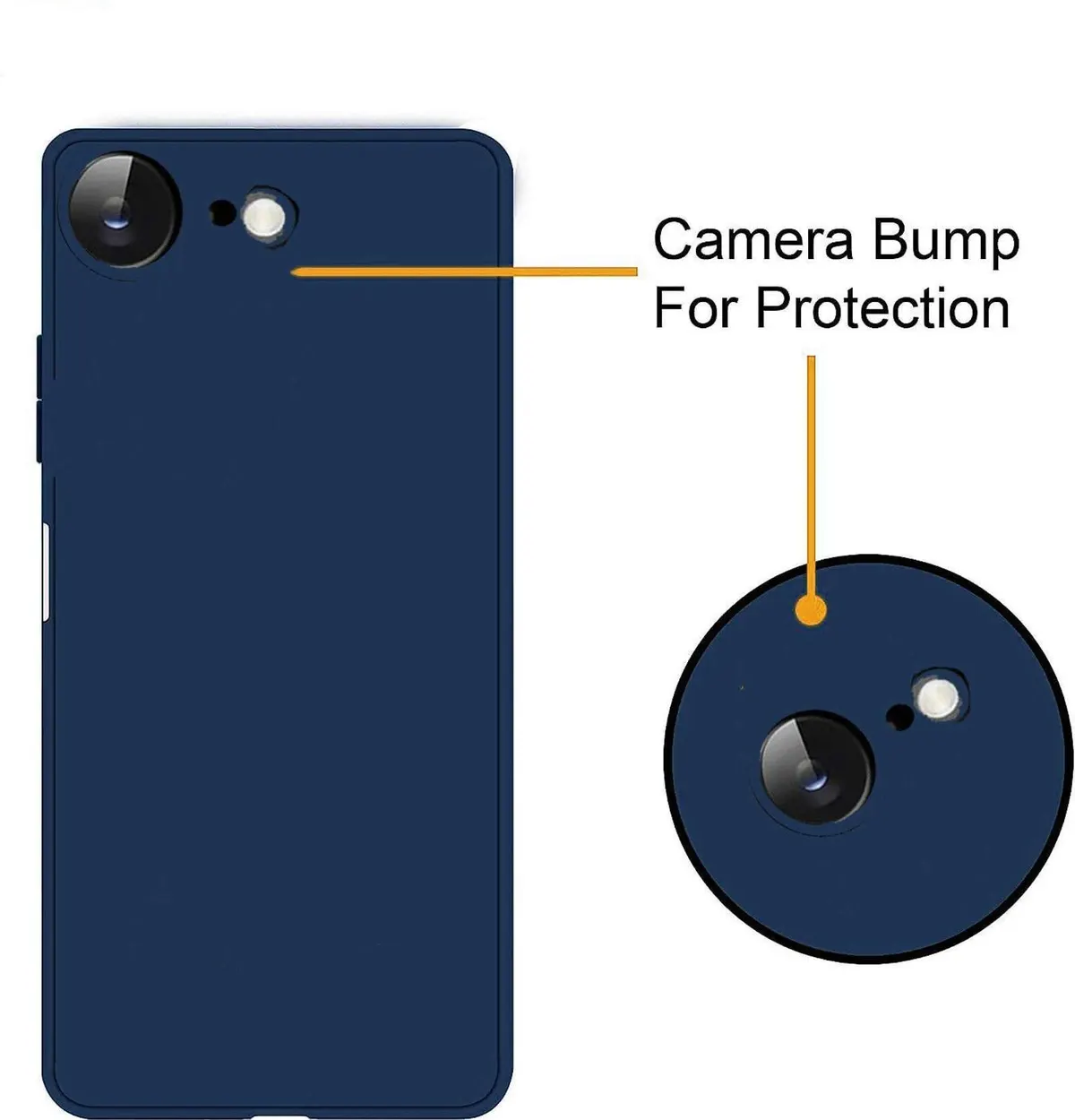 Xolia Back Cover for Apple iPhone 17e (Blue, Dual Protection, Silicon, Pack of: 1) — image 2 of 5
