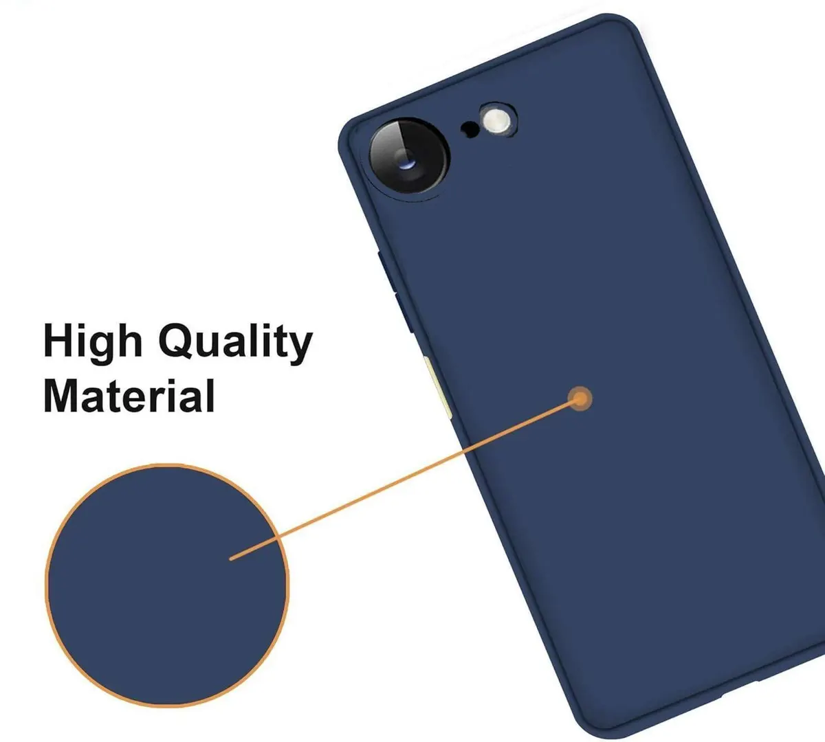 Xolia Back Cover for Apple iPhone 17e (Blue, Dual Protection, Silicon, Pack of: 1) — image 3 of 5