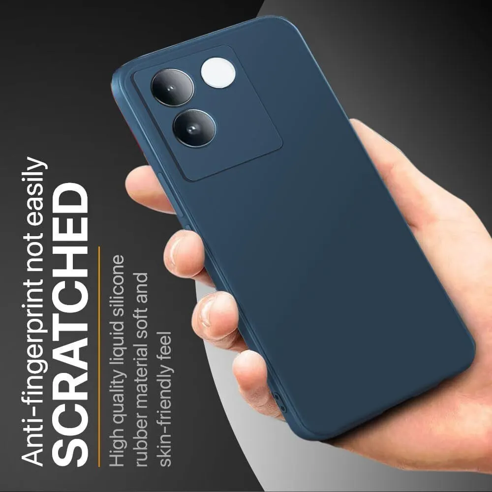 Micvir Back Cover for iQOO Z7 Pro 5G (Blue, Dual Protection, Silicon, Pack of: 1) — image 2 of 5