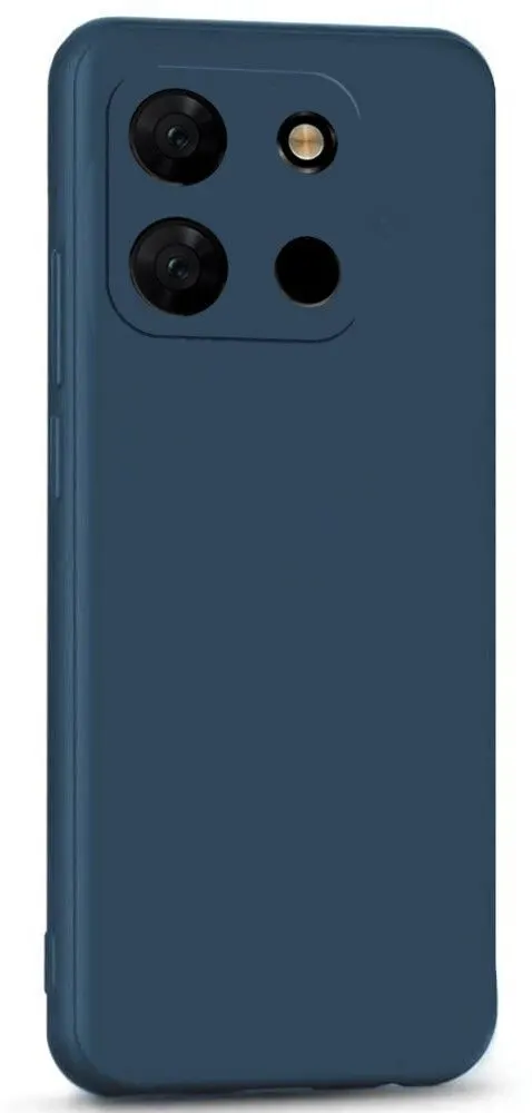 Micvir Back Cover for Itel A60 (Blue, Dual Protection, Silicon, Pack of: 1) — image 2 of 5