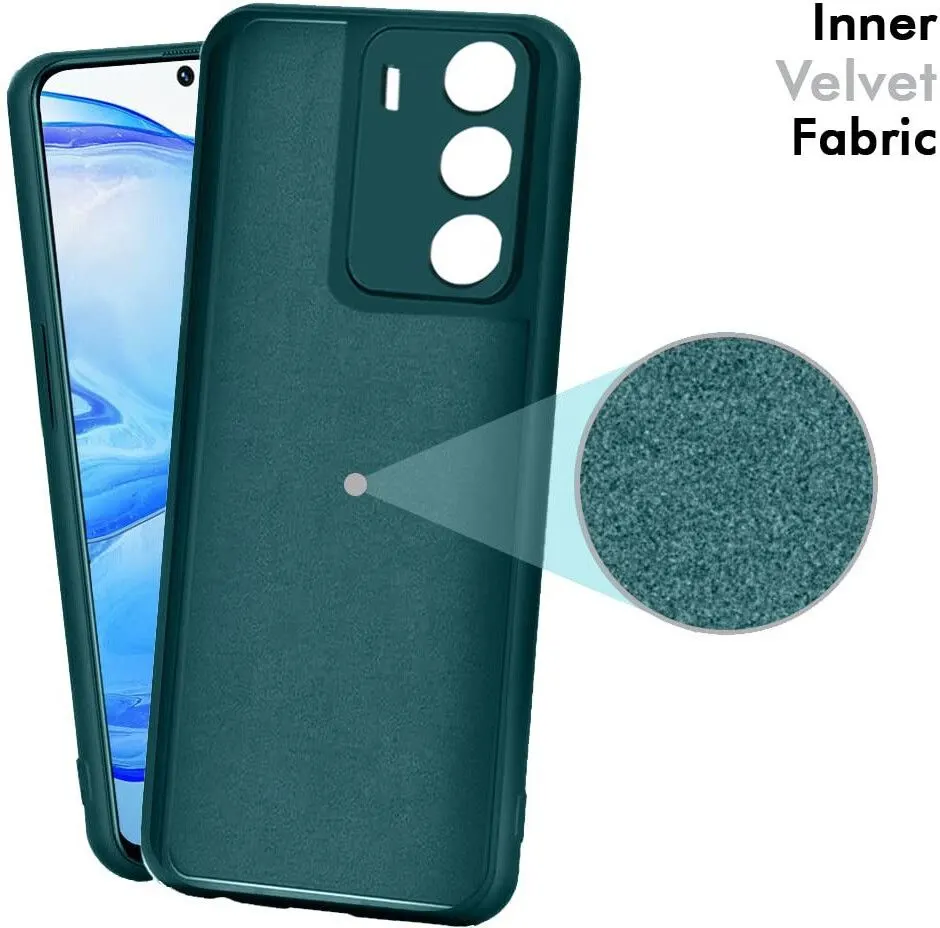 Micvir Back Cover for MOTOROLA g42 (Green, Dual Protection, Silicon, Pack of: 1) — image 2 of 3