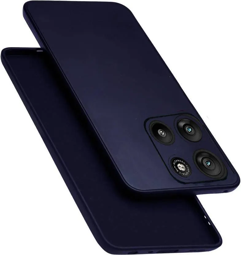 Xolia Back Cover for Motorola Moto G67 Power 5G (Blue, Dual Protection, Silicon, Pack of: 1)