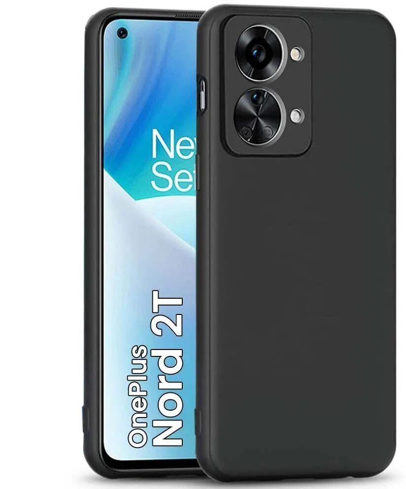 Micvir Back Cover for OnePlus Nord 2T 5G (Black, Dual Protection, Silicon, Pack of: 1) — image 2 of 5