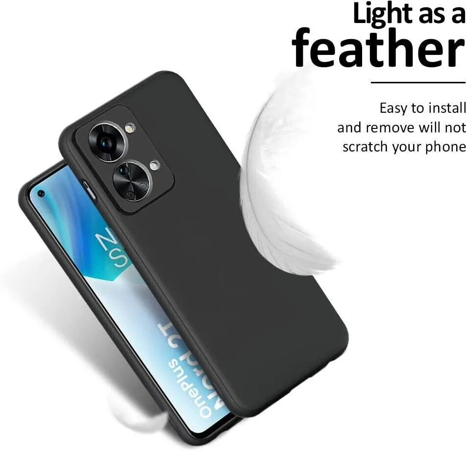 Micvir Back Cover for OnePlus Nord 2T 5G (Black, Dual Protection, Silicon, Pack of: 1) — image 4 of 5