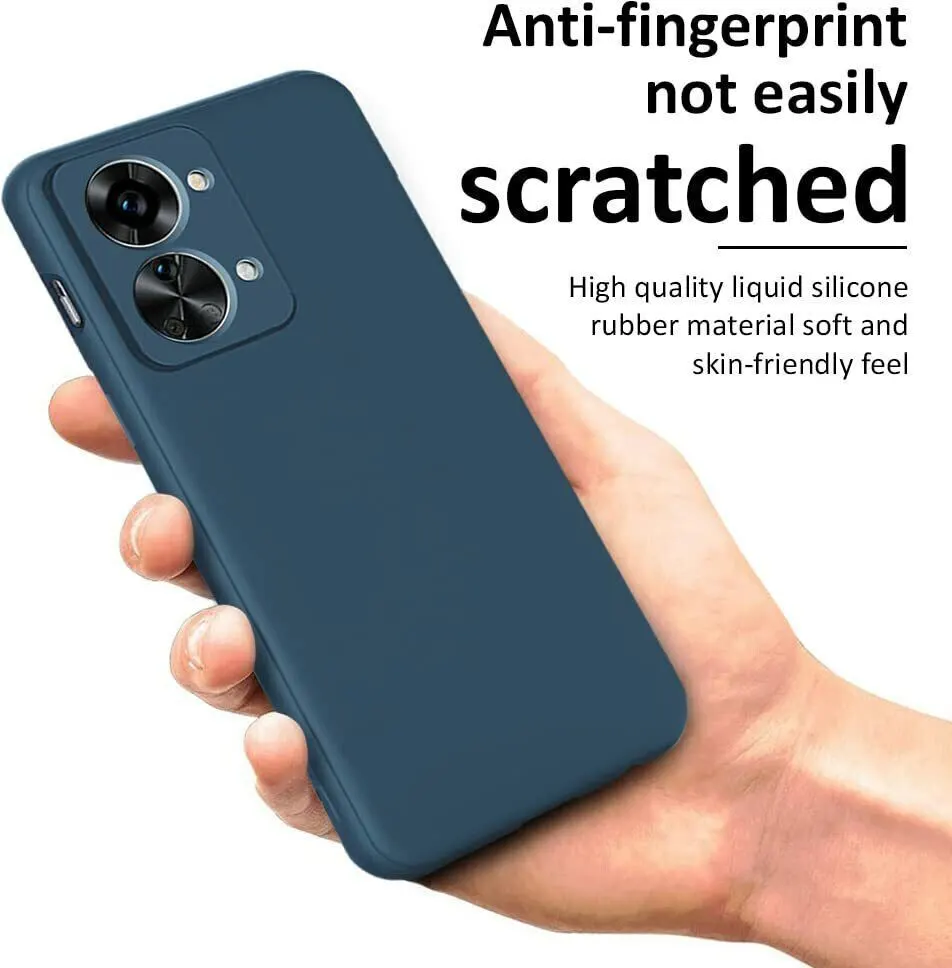 Micvir Back Cover for OnePlus Nord 2T 5G (Blue, Dual Protection, Silicon, Pack of: 1) — image 4 of 5