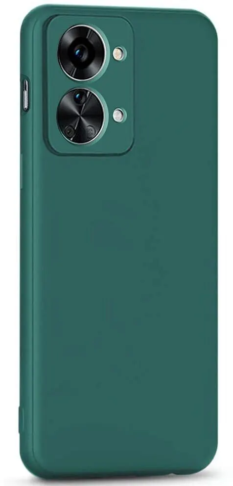 Micvir Back Cover for OnePlus Nord 2T 5G (Green, Dual Protection, Silicon, Pack of: 1) — image 3 of 5