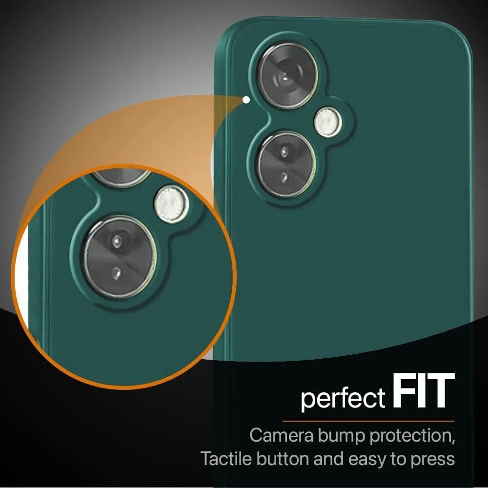 Micvir Back Cover for OnePlus Nord CE 3 Lite 5G (Green, Dual Protection, Silicon, Pack of: 1) — image 2 of 5