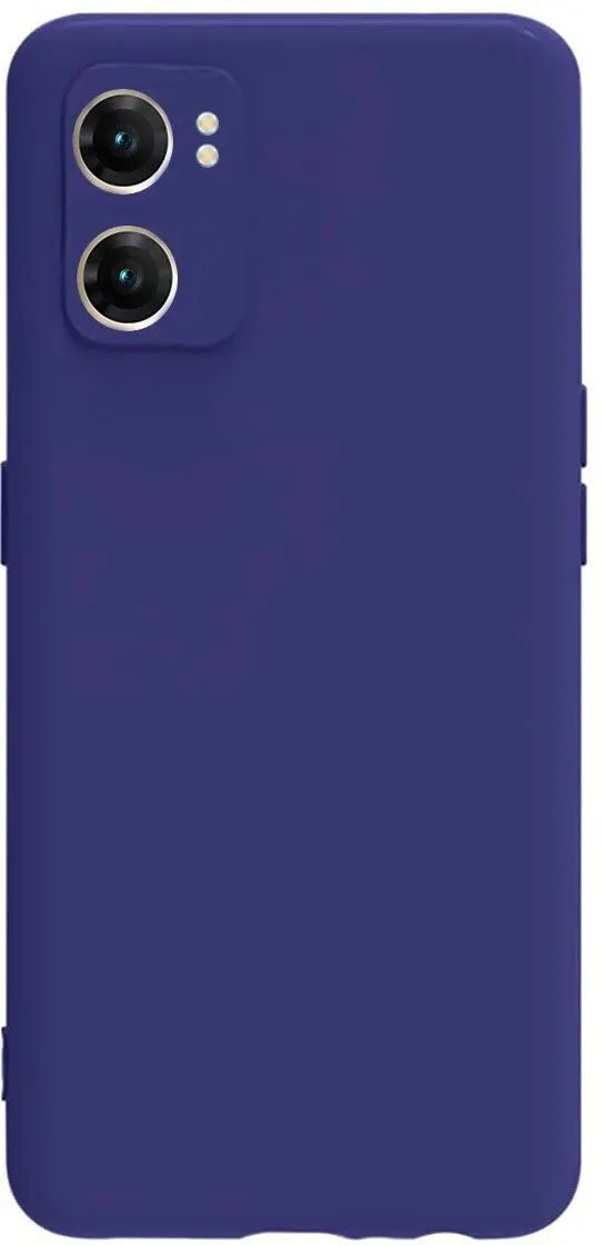 Micvir Back Cover for Realme Narzo 50 5G (Blue, Dual Protection, Silicon, Pack of: 1) — image 2 of 5