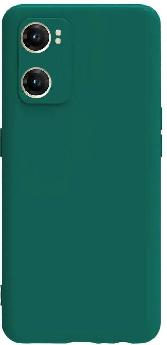 Micvir Back Cover for Realme Narzo 50 5G (Green, Dual Protection, Silicon, Pack of: 1) — image 3 of 5