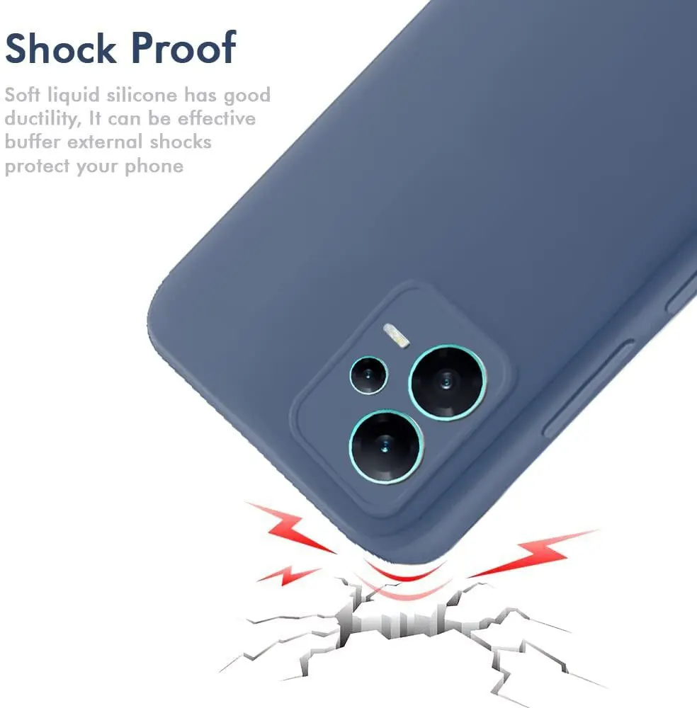 Micvir Back Cover for Redmi Note 12 Pro Plus 5G (Blue, Dual Protection, Silicon, Pack of: 1) — image 3 of 5