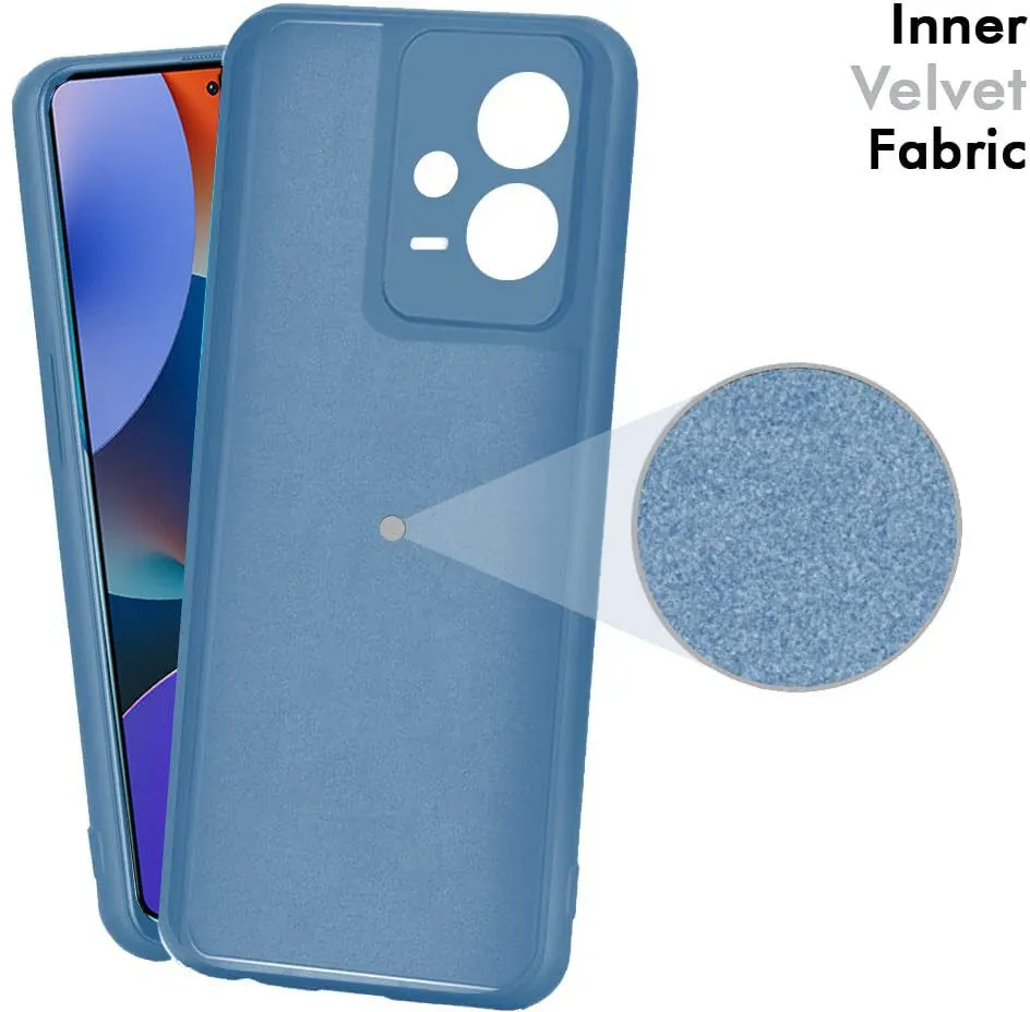 Micvir Back Cover for Redmi Note 12 Pro Plus 5G (Blue, Dual Protection, Silicon, Pack of: 1) — image 4 of 5