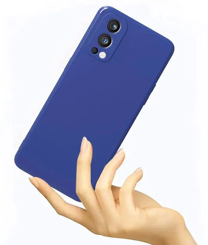 Micvir Back Cover for OnePlus Nord 2 5G (Blue, Dual Protection, Silicon, Pack of: 1) — image 3 of 5