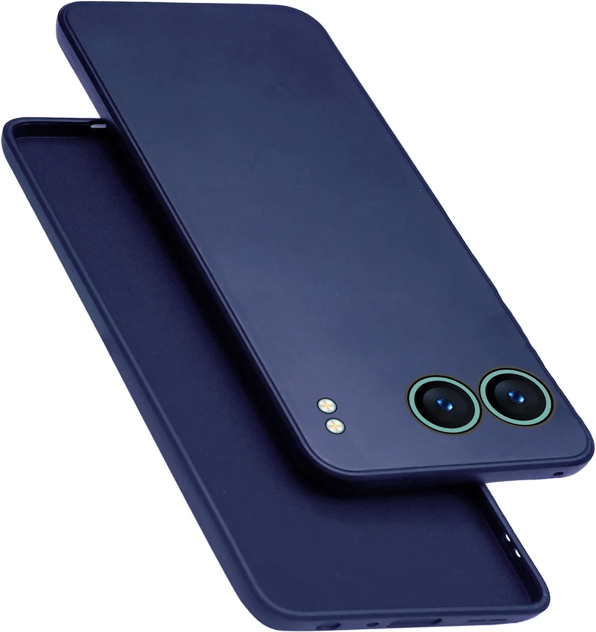 Micvir Back Cover for OnePlus Nord 4 5G (Blue, Dual Protection, Silicon, Pack of: 1)