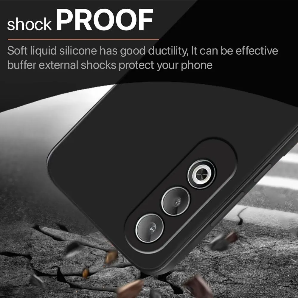 Micvir Back Cover for OnePlus Nord CE 4 5G (Black, Dual Protection, Silicon, Pack of: 1) — image 4 of 5