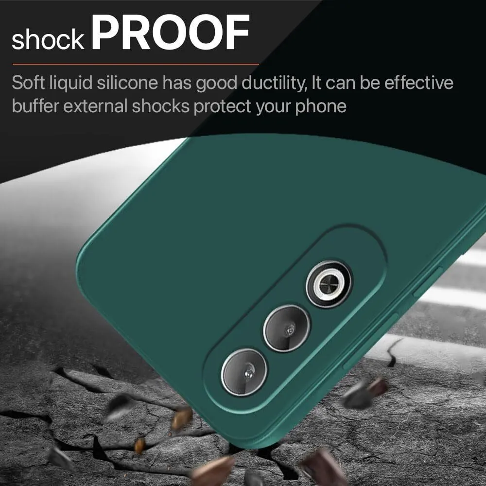 Micvir Back Cover for OnePlus Nord CE 4 5G (Green, Dual Protection, Silicon, Pack of: 1) — image 4 of 5