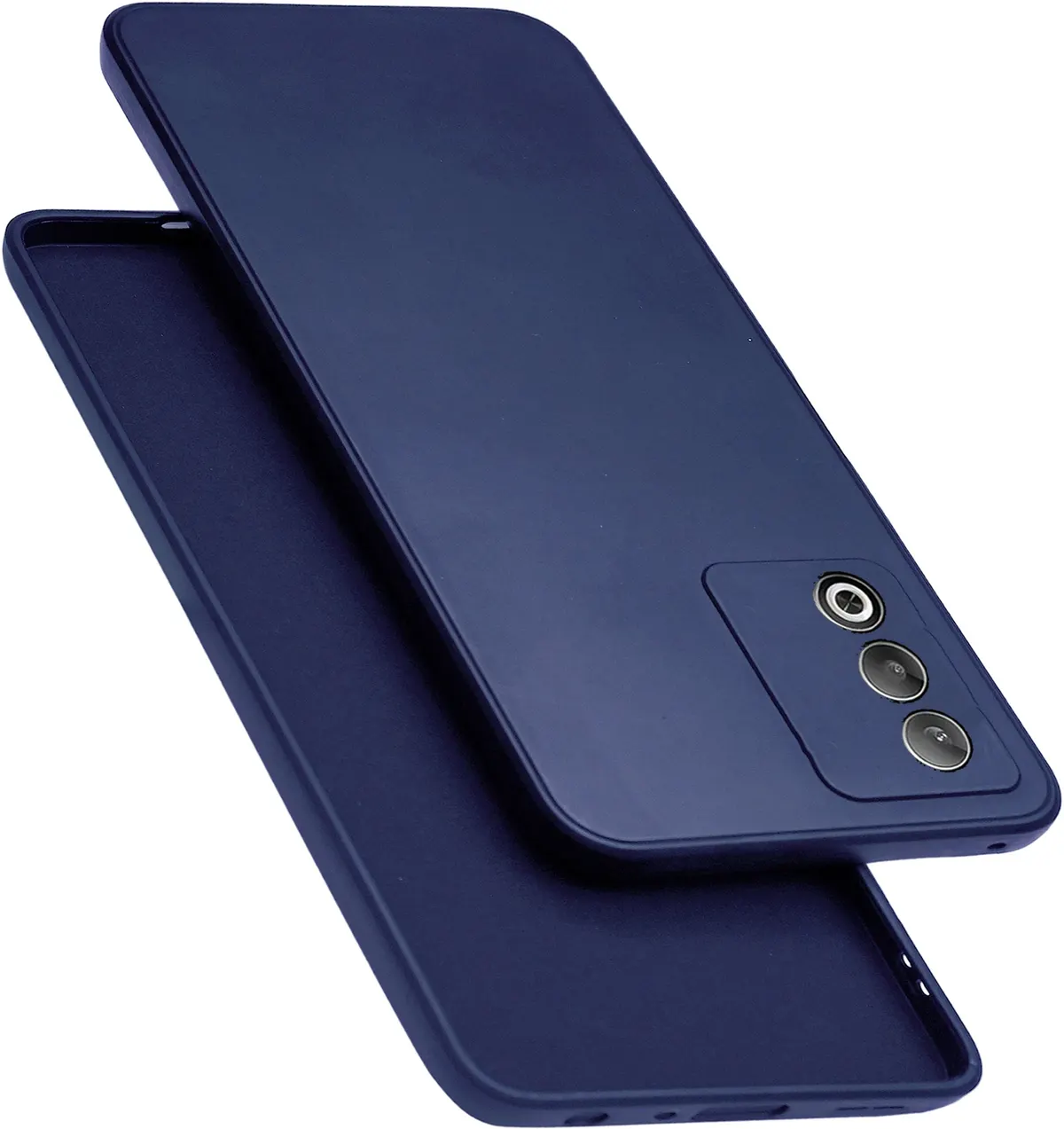Micvir Back Cover for OnePlus Nord CE 4 Lite 5G (Blue, Dual Protection, Silicon, Pack of: 1)