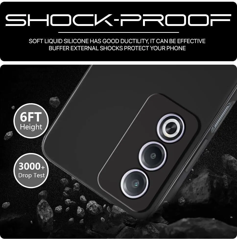 Micvir Back Cover for Oppo A3 Pro 5G (Black, Dual Protection, Silicon, Pack of: 1) — image 2 of 5