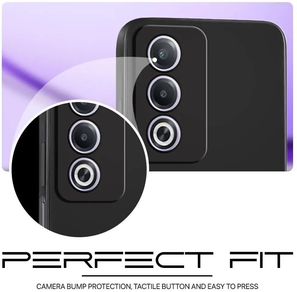 Micvir Back Cover for Oppo A3 Pro 5G (Black, Dual Protection, Silicon, Pack of: 1) — image 4 of 5