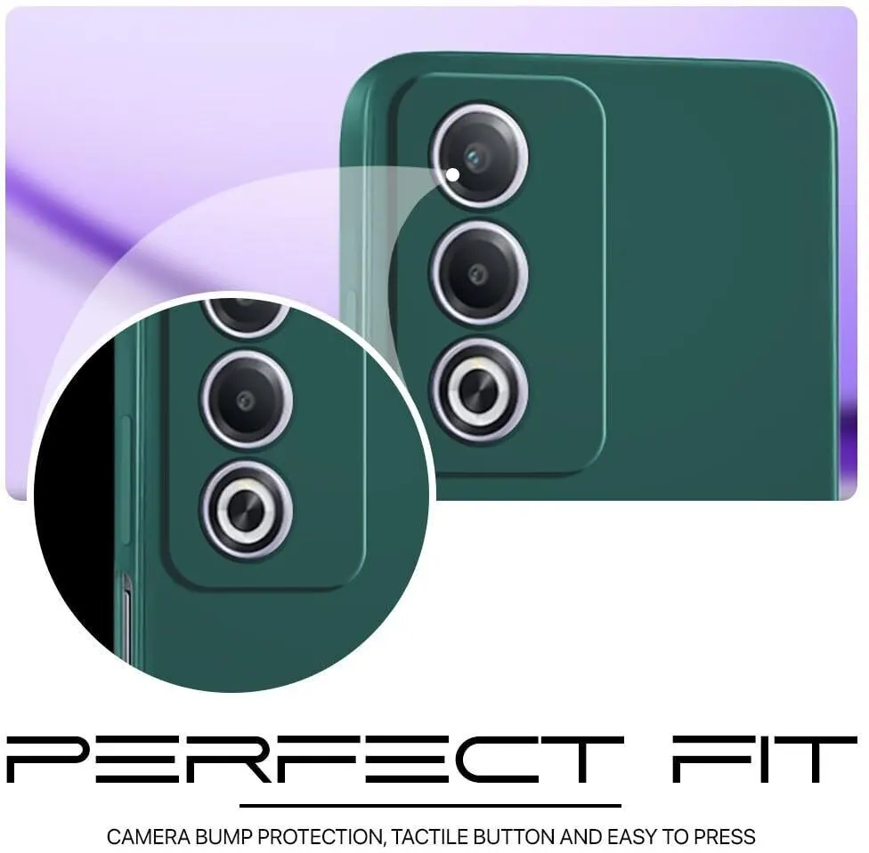 Micvir Back Cover for Oppo A3 Pro 5G (Green, Dual Protection, Silicon, Pack of: 1) — image 4 of 5