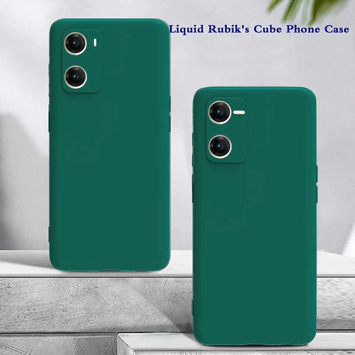Micvir Back Cover for Oppo K10 5G, Oppo A57 5G, Realme Narzo 50 5G (Green, Dual Protection, Silicon, Pack of: 1) — image 2 of 4