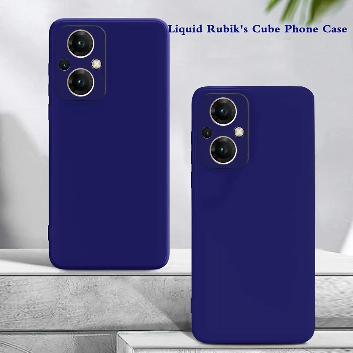 Micvir Back Cover for Oppo F21 Pro 5G (Blue, Dual Protection, Silicon, Pack of: 1) — image 4 of 5