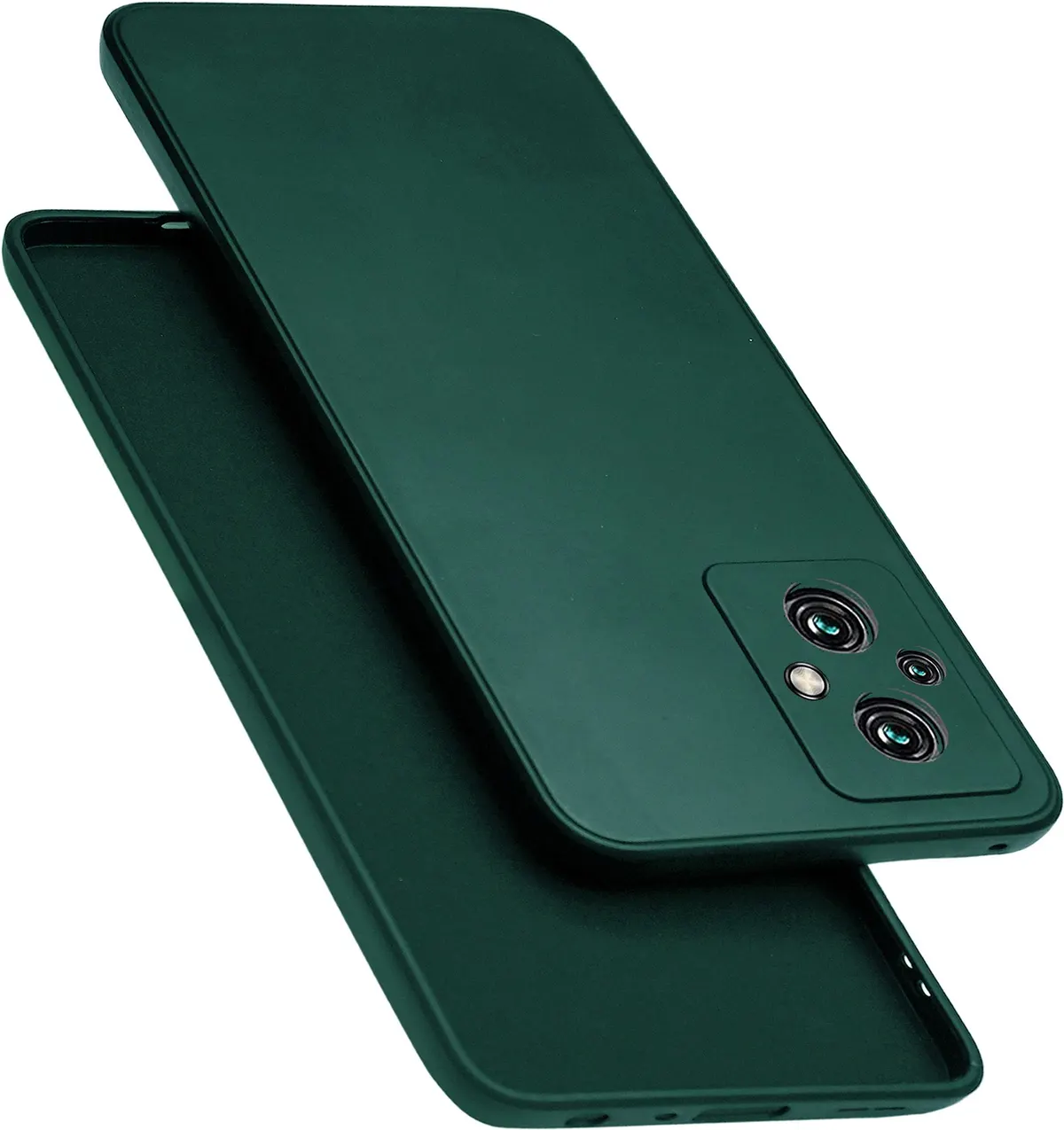 Micvir Back Cover for Oppo F21 Pro 5G (Green, Dual Protection, Silicon, Pack of: 1)
