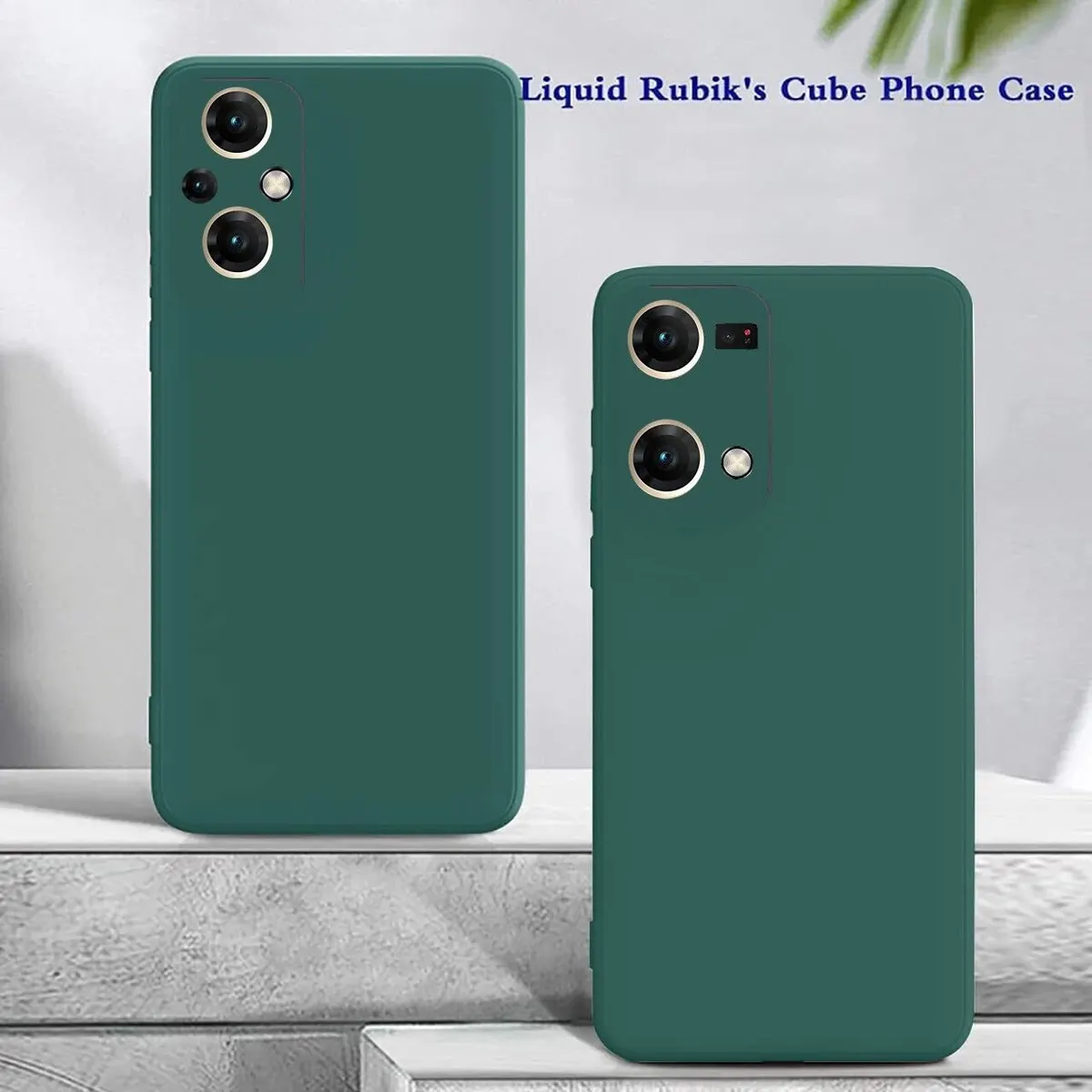 Micvir Back Cover for Oppo F21 Pro 5G (Green, Dual Protection, Silicon, Pack of: 1) — image 3 of 5