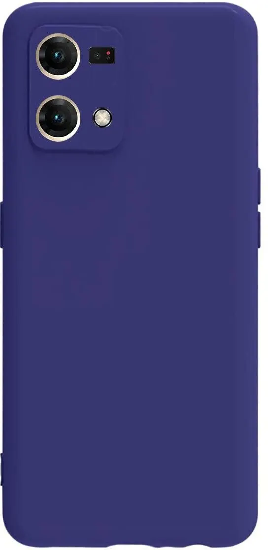 Micvir Back Cover for Oppo F21 Pro (Blue, Dual Protection, Silicon, Pack of: 1) — image 2 of 5