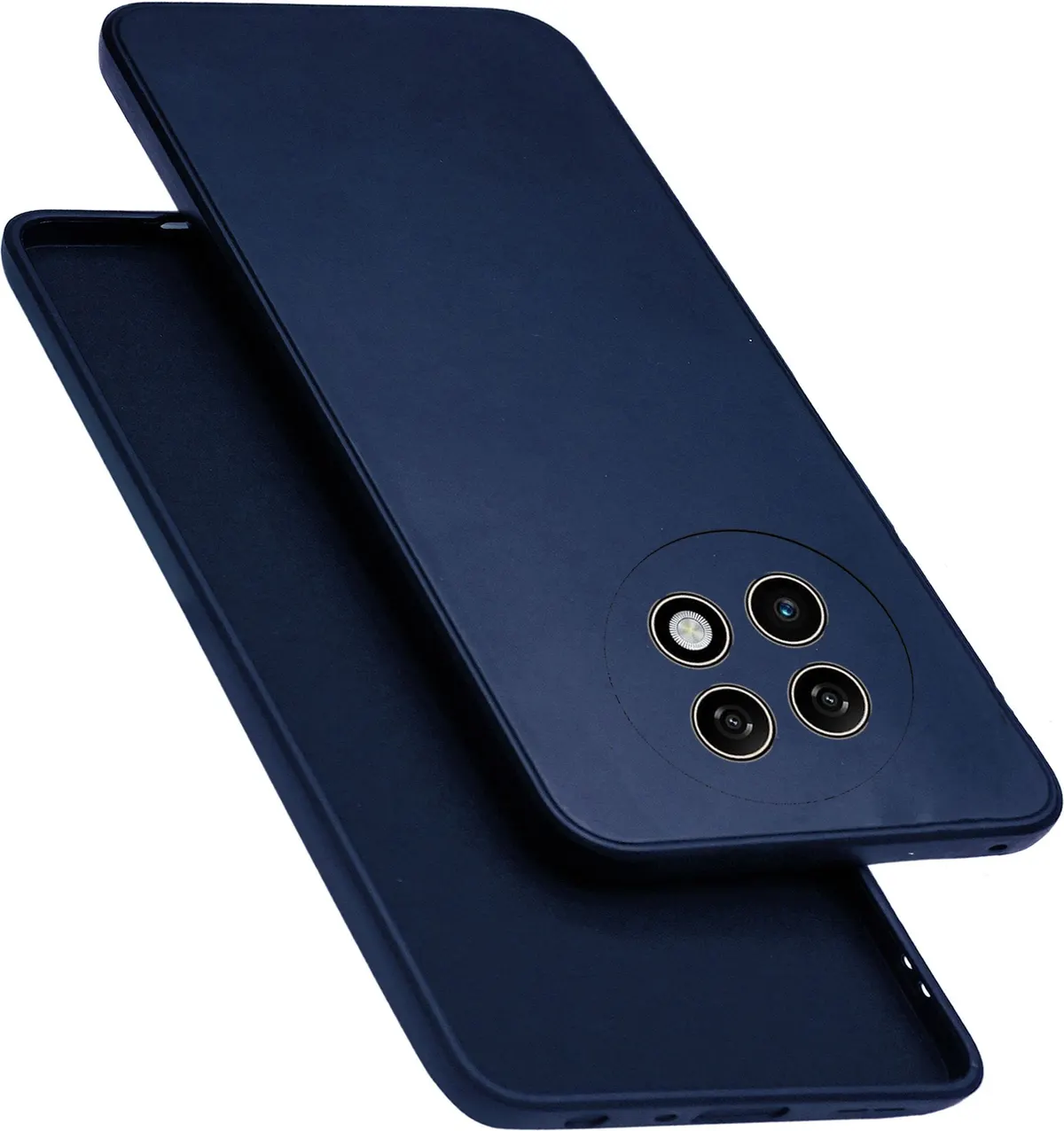 Micvir Back Cover for OPPO F29 Pro 5G (Blue, Dual Protection, Silicon, Pack of: 1)