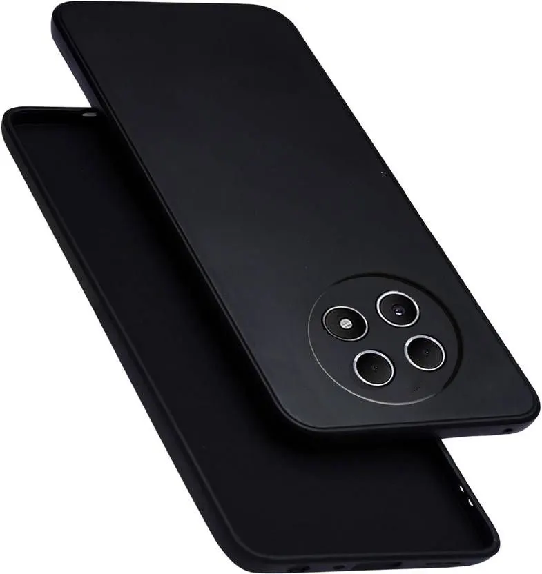 Micvir Back Cover for OPPO F31 5G (Black, Dual Protection, Silicon, Pack of: 1)