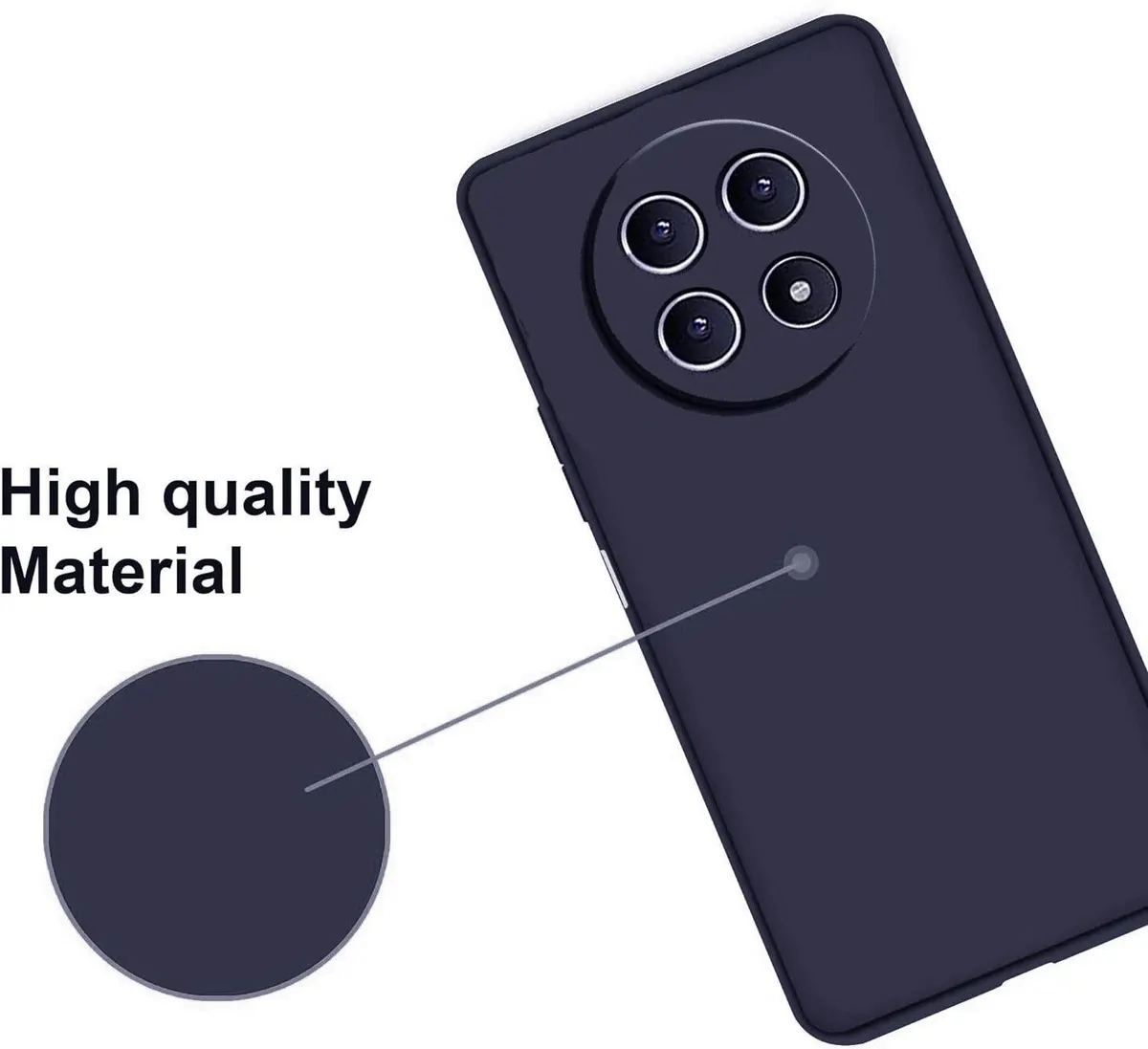 Micvir Back Cover for OPPO F31 5G (Blue, Dual Protection, Silicon, Pack of: 1) — image 2 of 5