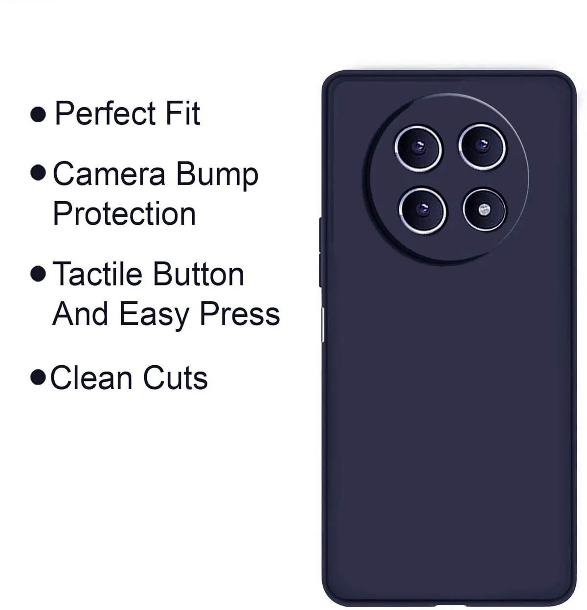 Micvir Back Cover for OPPO F31 5G (Blue, Dual Protection, Silicon, Pack of: 1) — image 4 of 5