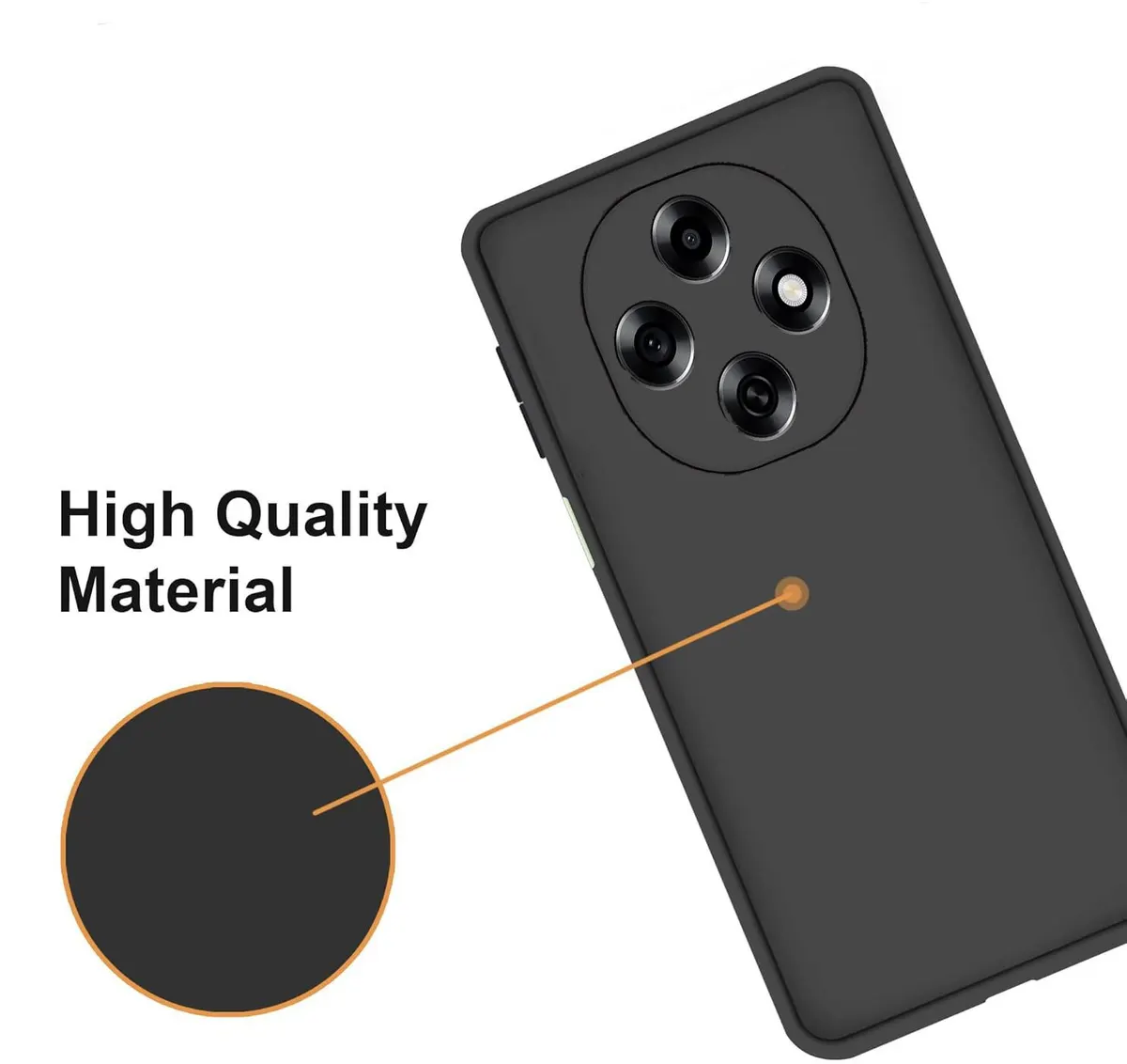 Micvir Back Cover for OPPO F31 Pro 5G (Black, Dual Protection, Silicon, Pack of: 1) — image 2 of 5