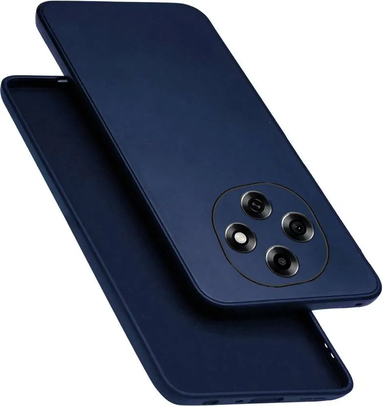 Micvir Back Cover for OPPO F31 Pro 5G (Blue, Dual Protection, Silicon, Pack of: 1)