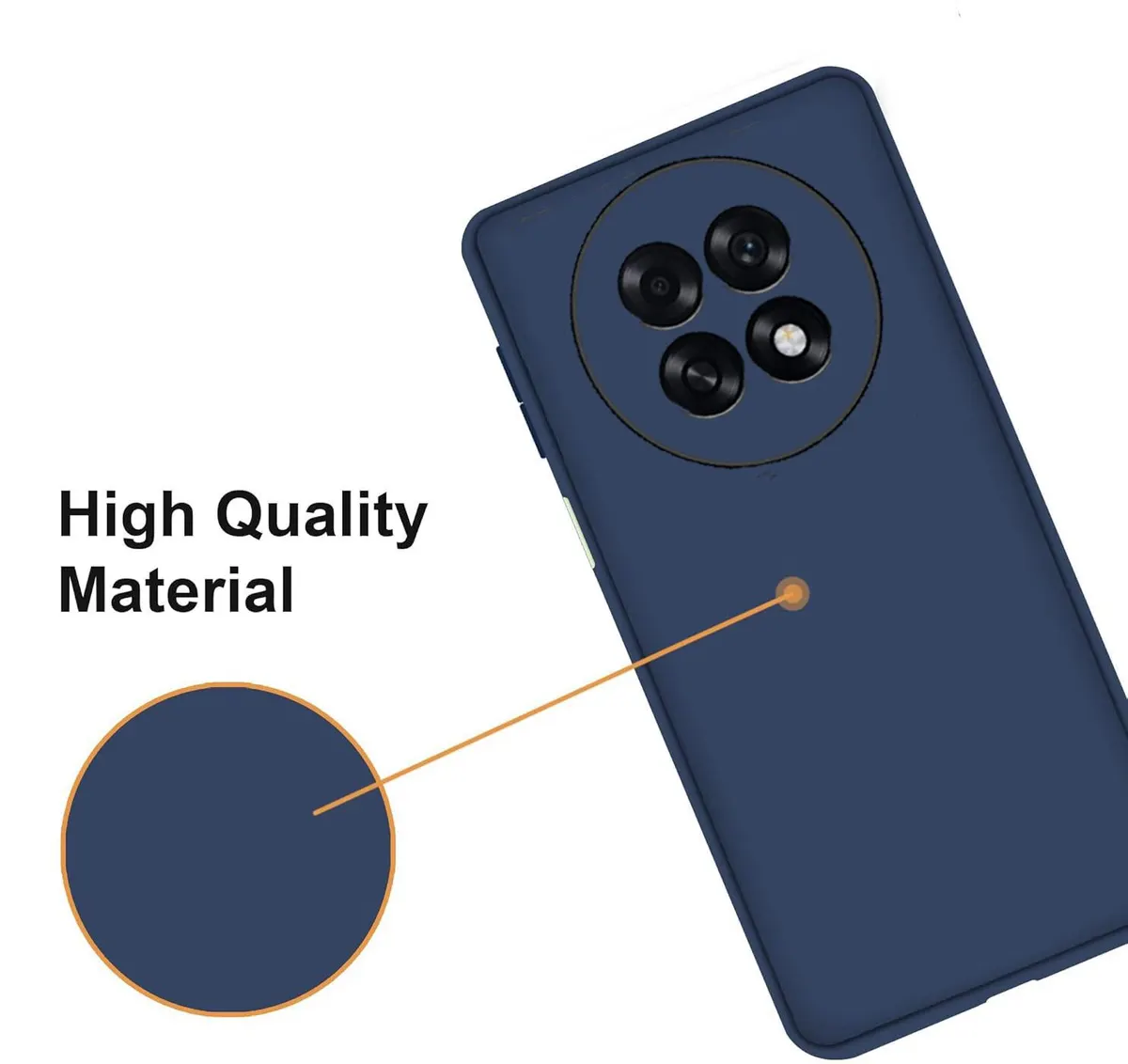 Micvir Back Cover for OPPO F31 Pro Plus 5G (Blue, Dual Protection, Silicon, Pack of: 1) — image 3 of 5