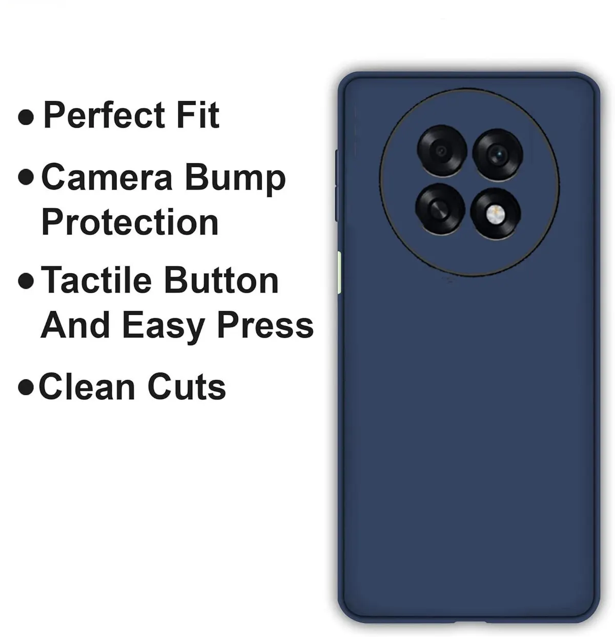 Micvir Back Cover for OPPO F31 Pro Plus 5G (Blue, Dual Protection, Silicon, Pack of: 1) — image 4 of 5