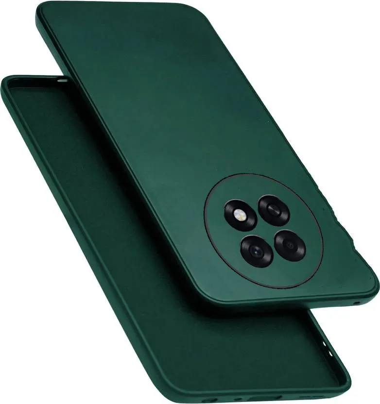 Micvir Back Cover for OPPO F31 Pro Plus 5G (Green, Dual Protection, Silicon, Pack of: 1)