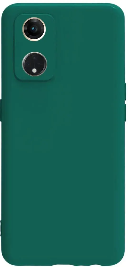 Micvir Back Cover for OPPO Reno8T 5G, OPPO Reno 8T (Green, Dual Protection, Silicon, Pack of: 1) — image 4 of 5