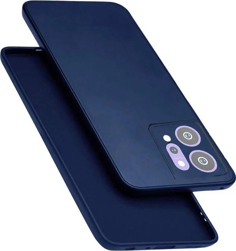 Micvir Back Cover for Oppo Reno 14 Pro 5G (Blue, Dual Protection, Silicon, Pack of: 1)